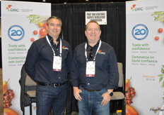 Jaime Bustamante and Luc Bougeot with the Fruit and Vegetable Dispute Resolution Corporation. Although the organization is based in Canada, companies from around the globe can become a member.